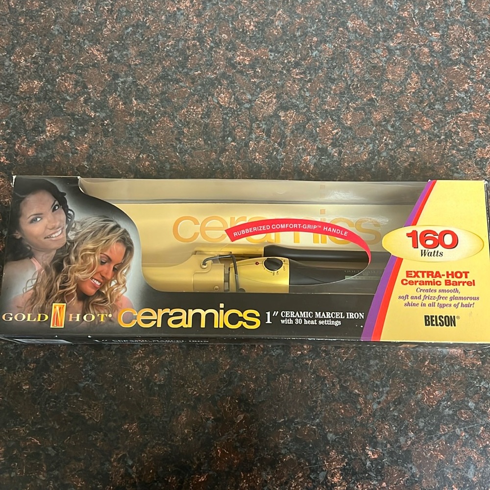 1” ceramic curling iron